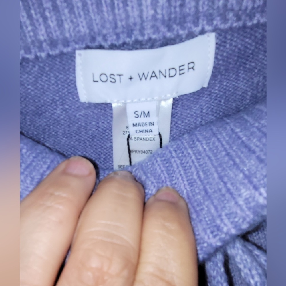 Lost + Wander High Waist Knit Lounge Shorts Sizes S/M NWT - Picture 8 of 9